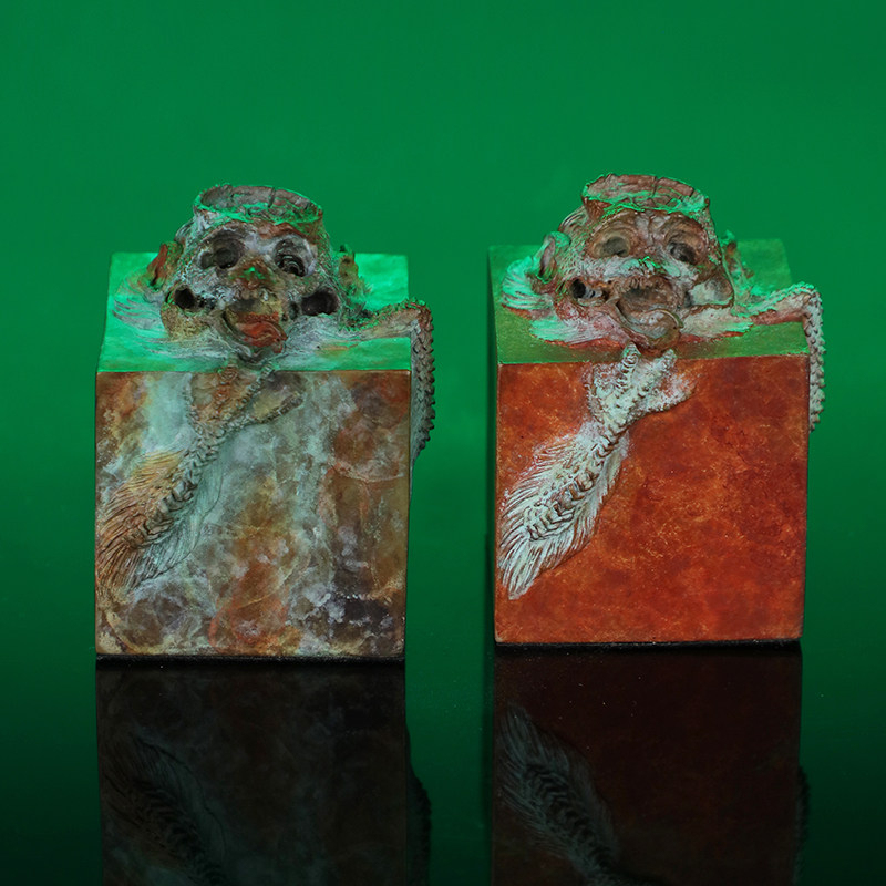 (In Stock) Manas SUM Kappa Seal Weird Sealing Series Original Design Cast Bronze Ornament