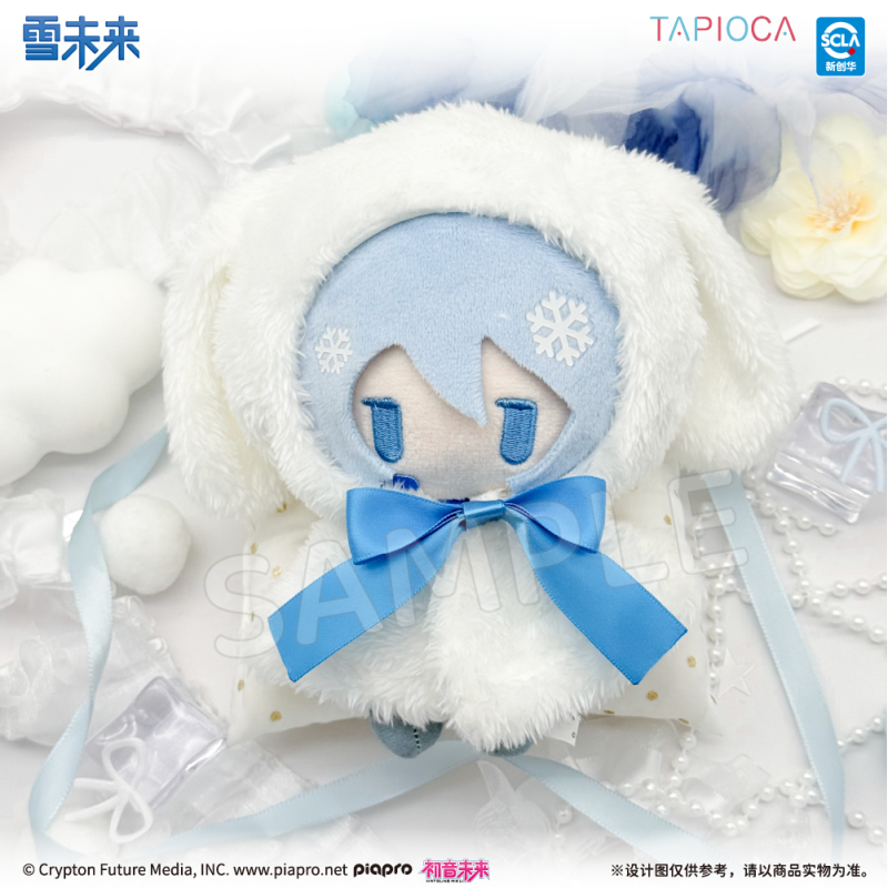 TAPIOCA Hatsune Miku Cape Plush Snow Miku Ver.