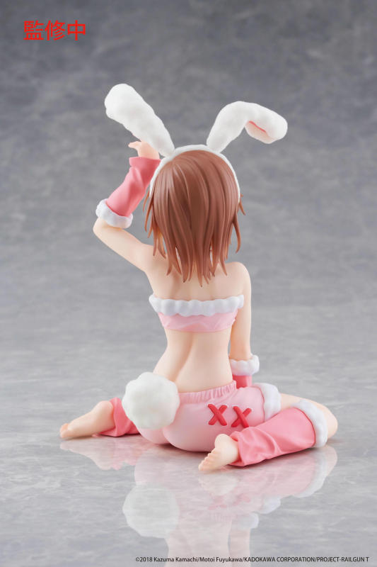 TAITO  A Certain Scientific Railgun MOFLOCK Figure Mikoto Misaka Fluffy Bunny Ver