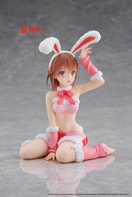 TAITO  A Certain Scientific Railgun MOFLOCK Figure Mikoto Misaka Fluffy Bunny Ver