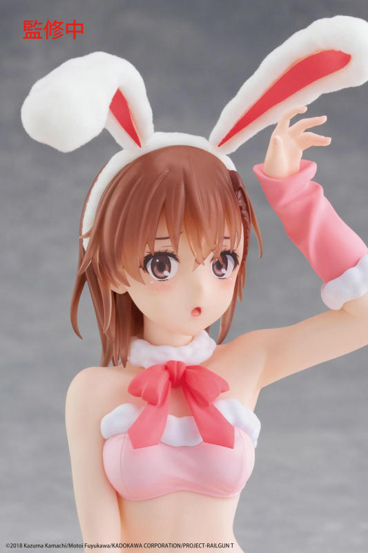 TAITO  A Certain Scientific Railgun MOFLOCK Figure Mikoto Misaka Fluffy Bunny Ver
