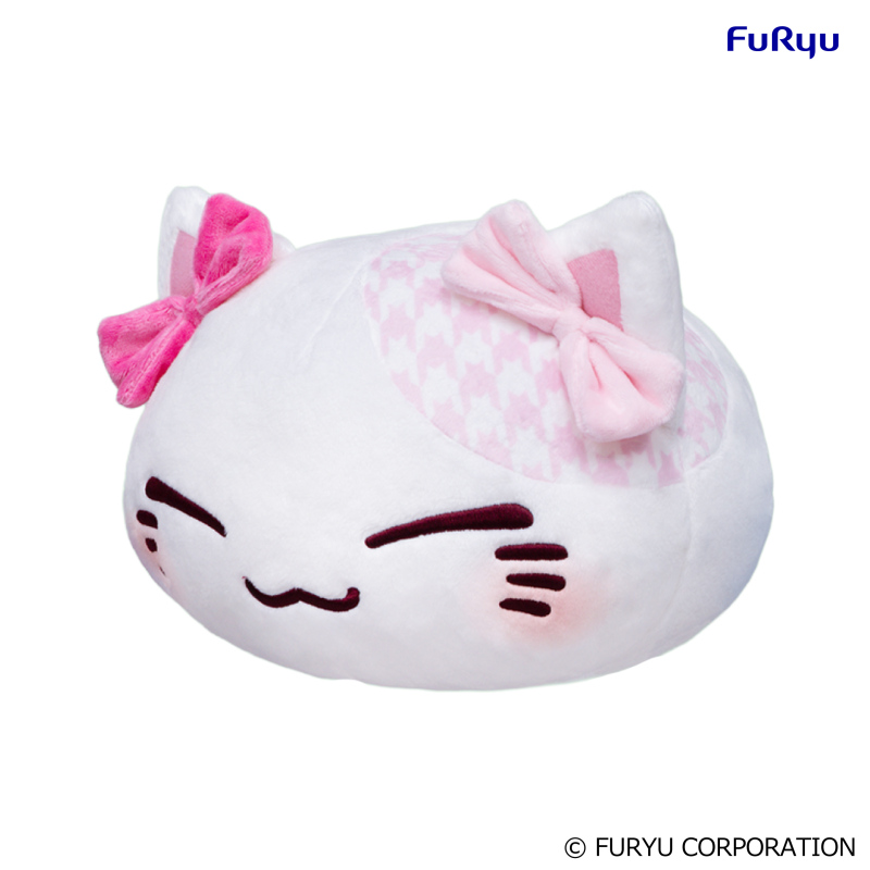 FURYU Sleepy Cat Pink Big Plush Toy