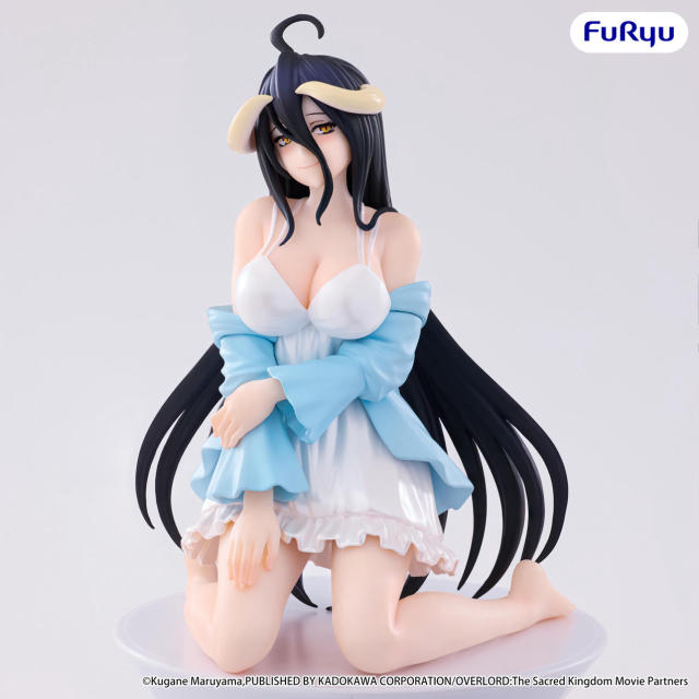 FURYU OVERLORD Noodle Stopper Figure Albedo Loungewear Pearl White ver