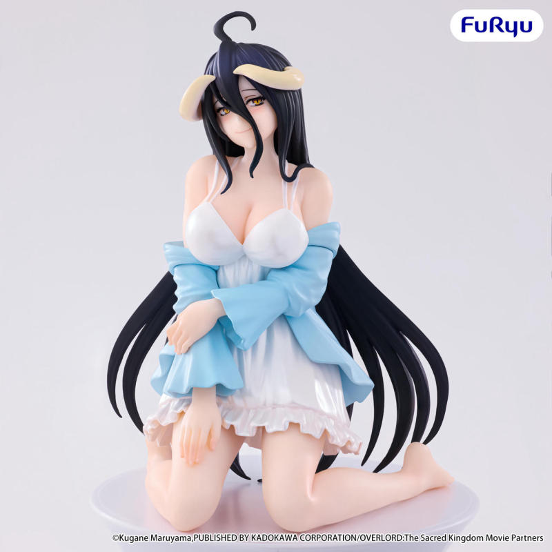 FURYU OVERLORD Noodle Stopper Figure Albedo Loungewear Pearl White ver