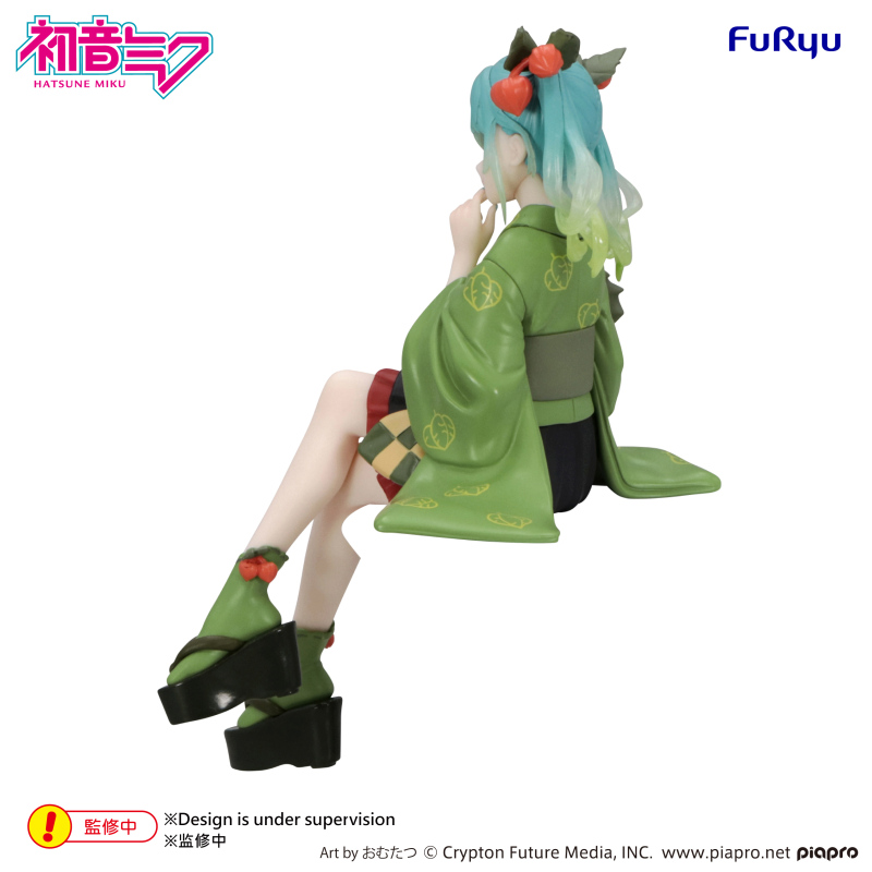 FURYU Hatsune Miku Noodle Stopper Figure Flower Fairy Winter Cherry Green Color ver