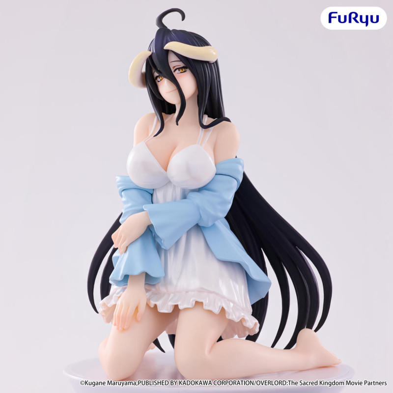 FURYU OVERLORD Noodle Stopper Figure Albedo Loungewear Pearl White ver