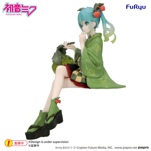 FURYU Hatsune Miku Noodle Stopper Figure Flower Fairy Winter Cherry Green Color ver