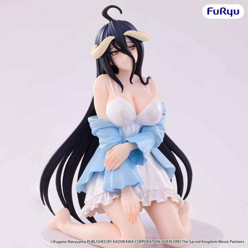 FURYU OVERLORD Noodle Stopper Figure Albedo Loungewear Pearl White ver