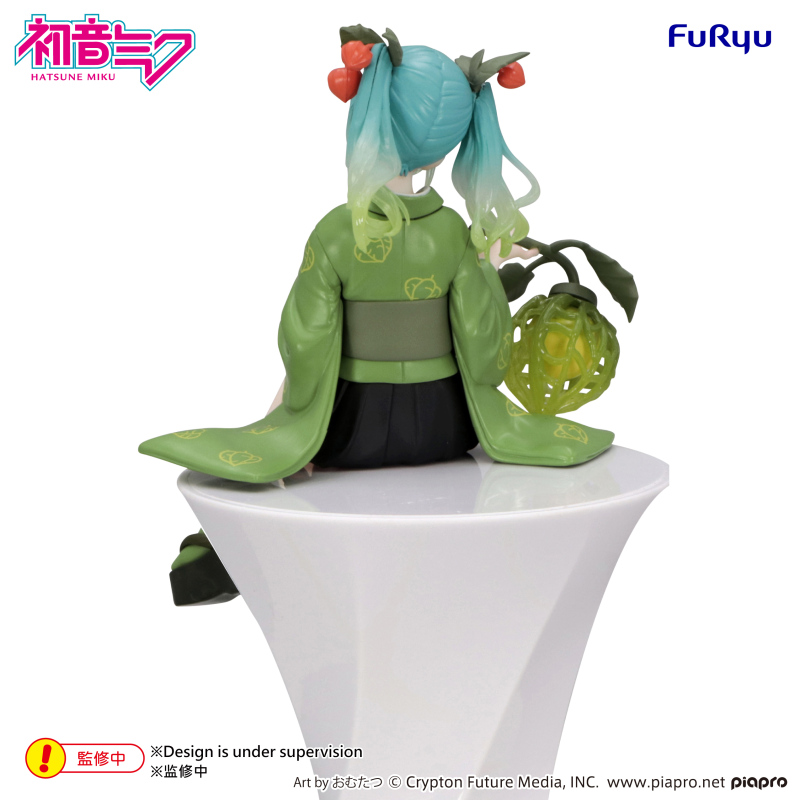 FURYU Hatsune Miku Noodle Stopper Figure Flower Fairy Winter Cherry Green Color ver