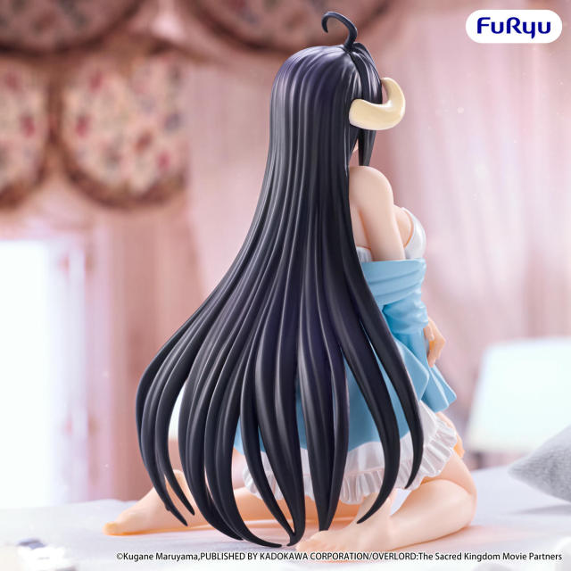 FURYU OVERLORD Noodle Stopper Figure Albedo Loungewear Pearl White ver