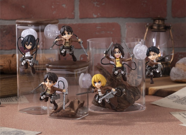 MegaHouse Tobimasu Attack on Titan 6Pack BOX