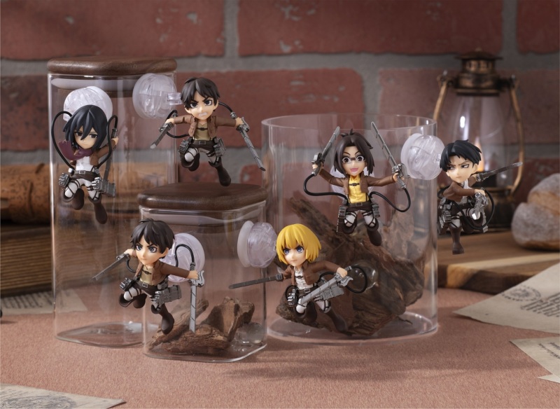 MegaHouse Tobimasu Attack on Titan 6Pack BOX
