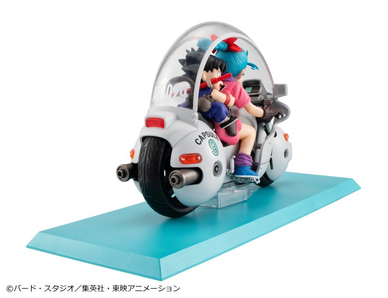 MegaHouse Desktop Real McCoy Dragon Ball 06 Son Goku and Bulma Exclusive Reproduction Version Scale Figure