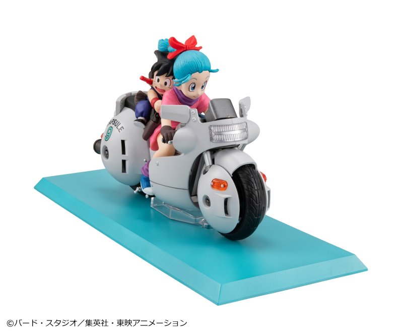 MegaHouse Desktop Real McCoy Dragon Ball 06 Son Goku and Bulma Exclusive Reproduction Version Scale Figure