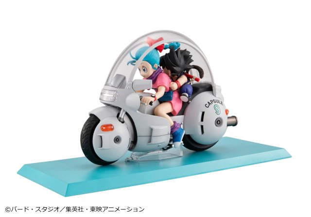 MegaHouse Desktop Real McCoy Dragon Ball 06 Son Goku and Bulma Exclusive Reproduction Version Scale Figure