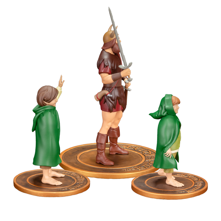 Dark Horse Direct The Lord of the RingsTM Animated Film PVC Figure Set Merry Boromir and Pippin