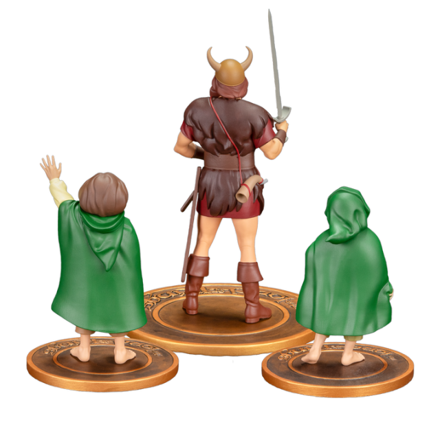 Dark Horse Direct The Lord of the RingsTM Animated Film PVC Figure Set Merry Boromir and Pippin