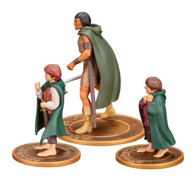 Dark Horse Direct The Lord of the RingsTM Animated Film PVC Figure Set Frodo Aragorn and Samwise