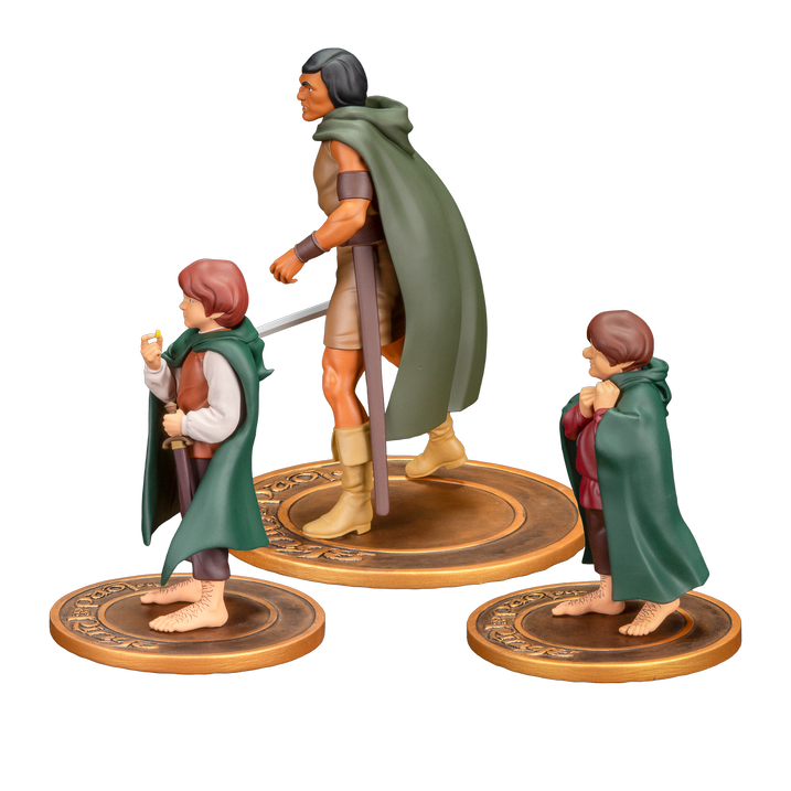 Dark Horse Direct The Lord of the RingsTM Animated Film PVC Figure Set Frodo Aragorn and Samwise