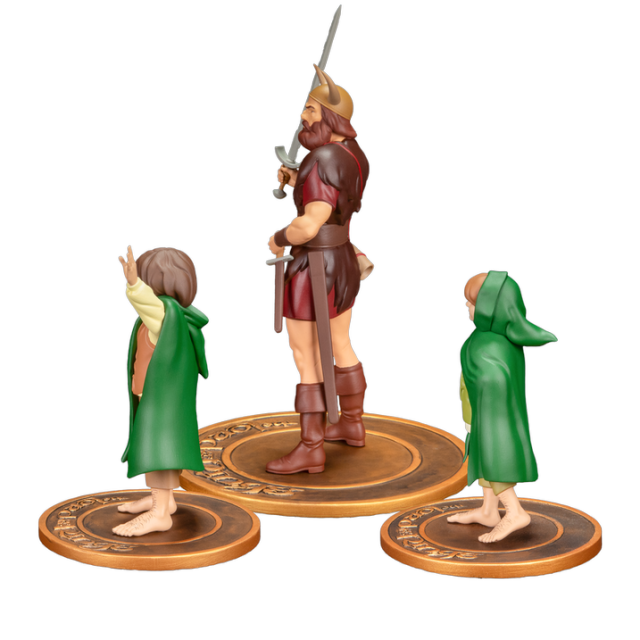 Dark Horse Direct The Lord of the RingsTM Animated Film PVC Figure Set Merry Boromir and Pippin