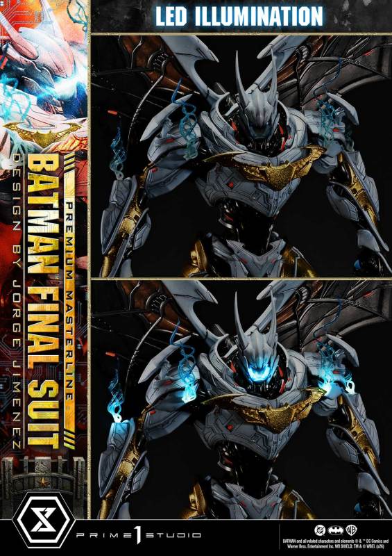 Prime 1 Studio Premium Masterline Justice League Comics Batman Final Suit Design by Jorge Jimenez PMDCJLC01 PMDCJLC-01S