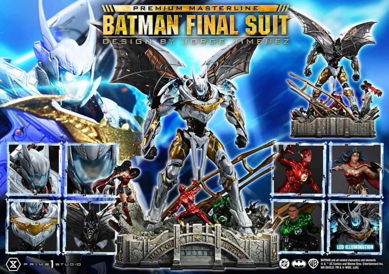 Prime 1 Studio Premium Masterline Justice League Comics Batman Final Suit Design by Jorge Jimenez PMDCJLC01 PMDCJLC-01S