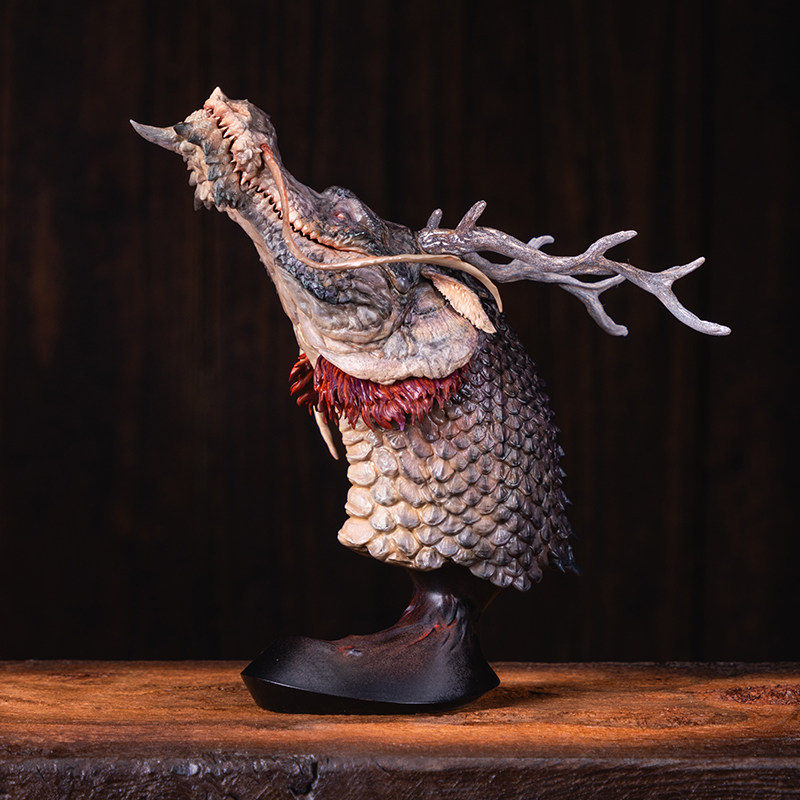 Manas SUM Dragon s Rest Art Statue Painted Edition