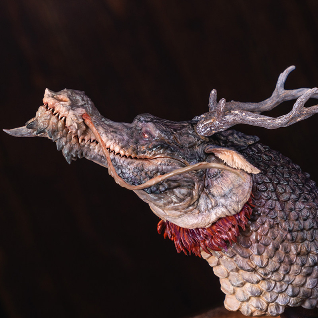 Manas SUM Dragon s Rest Art Statue Painted Edition