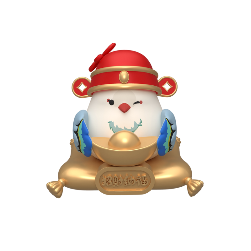 KURO GAMES Wuthering Waves Fortune and Blessing Lucky Jiu Jiu Display Figure