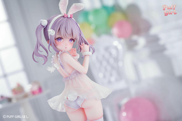 Puff Girl Original Shiro Usagi no Tenshi 1/6 Scale Figure (Bonus)