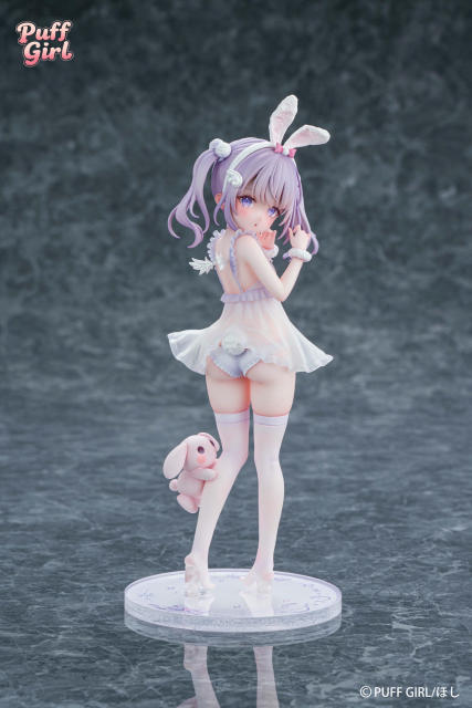 Puff Girl Original Shiro Usagi no Tenshi 1/6 Scale Figure (Bonus)