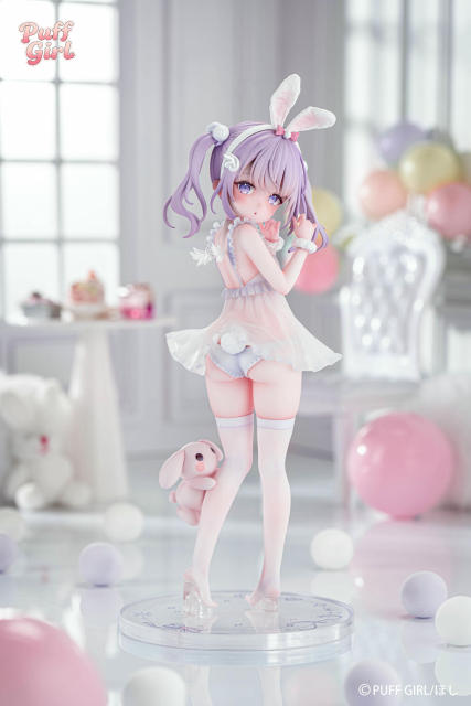 Puff Girl Original Shiro Usagi no Tenshi 1/6 Scale Figure (Bonus)