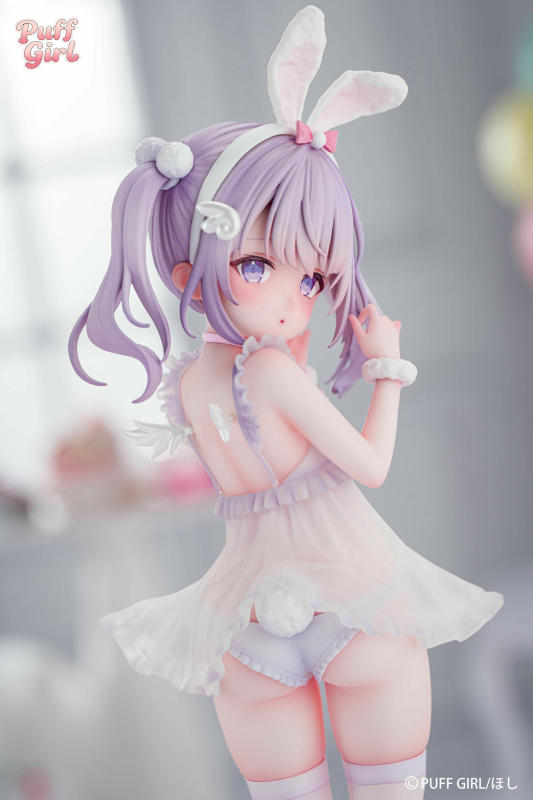 Puff Girl Original Shiro Usagi no Tenshi 1/6 Scale Figure (Bonus)