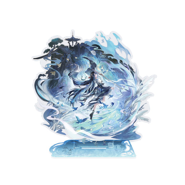 KURO GAMES Wuthering Waves Resonator Scene Illustration Acrylic Stand