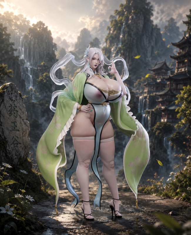 SODA Studio Muzhu Xiuxian World Yaowang Sect Cailing Shengnyu 1/4 Scale Figure
