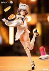 Eiifo x BearPanda Cat Maid Little Pudding 1/12 Scale Action Figure Standard Edition (Bonus)