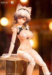 Eiifo x BearPanda Cat Maid Little Pudding 1/12 Scale Action Figure Standard Edition (Bonus)