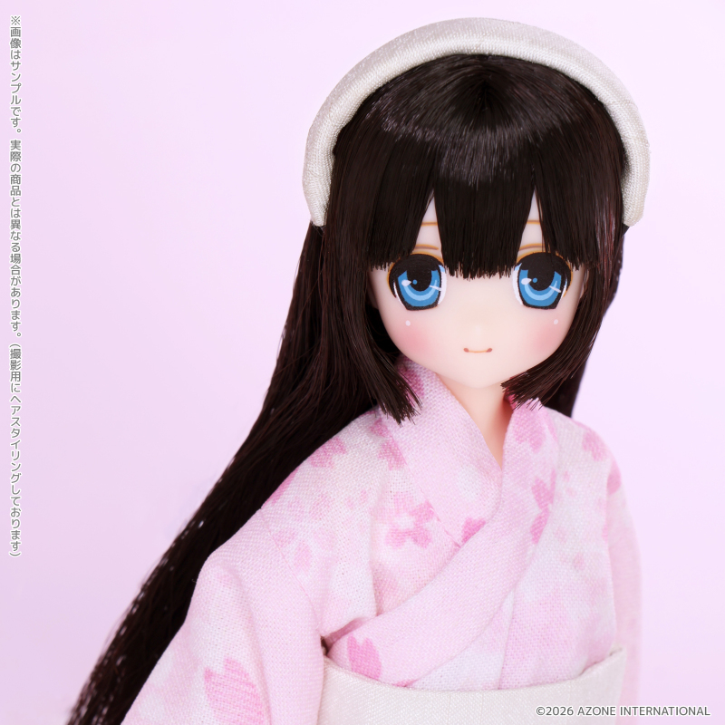 Azone international Sahra s a la mode SAHRA Sweet Days YUKATA Collection Black Hair Doll