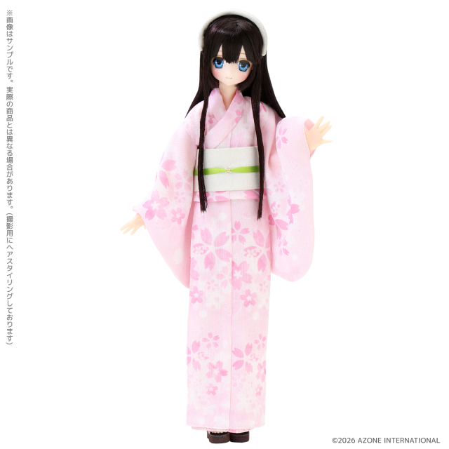 Azone international Sahra s a la mode SAHRA Sweet Days YUKATA Collection Black Hair Doll