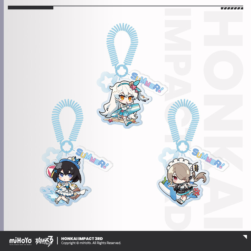 miHoYo Honkai Impact 3rd Summer Companions Series Acrylic Charm