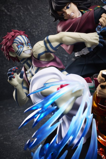 Aniplex Demon Slayer Kimetsu no Yaiba Aniplex Online Kuji Entering theInfinity Castle Decisive Battle-A Kamado Tanjiro and Tomioka Giyu and Akaza Non Scale Figure