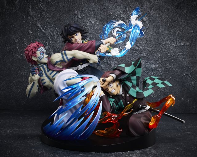 Aniplex Demon Slayer Kimetsu no Yaiba Aniplex Online Kuji Entering theInfinity Castle Decisive Battle-A Kamado Tanjiro and Tomioka Giyu and Akaza Non Scale Figure