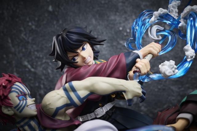 Aniplex Demon Slayer Kimetsu no Yaiba Aniplex Online Kuji Entering theInfinity Castle Decisive Battle-A Kamado Tanjiro and Tomioka Giyu and Akaza Non Scale Figure