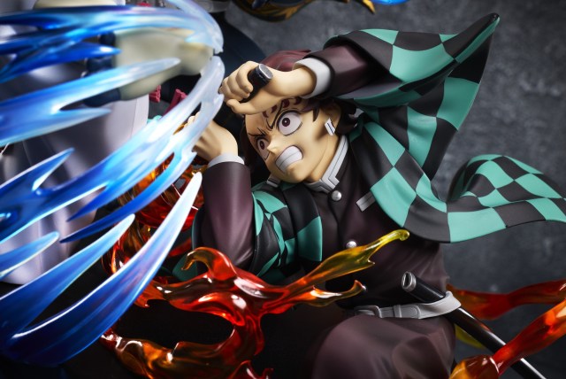 Aniplex Demon Slayer Kimetsu no Yaiba Aniplex Online Kuji Entering theInfinity Castle Decisive Battle-A Kamado Tanjiro and Tomioka Giyu and Akaza Non Scale Figure