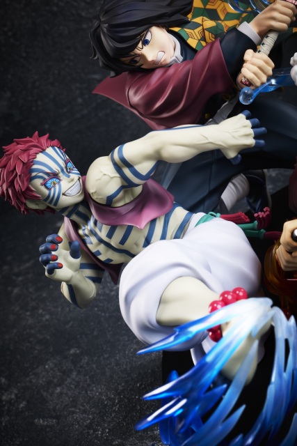 Aniplex Demon Slayer Kimetsu no Yaiba Aniplex Online Kuji Entering theInfinity Castle Decisive Battle-A Kamado Tanjiro and Tomioka Giyu and Akaza Non Scale Figure
