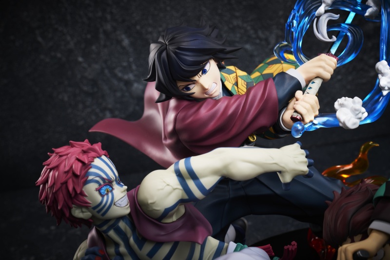 Aniplex Demon Slayer Kimetsu no Yaiba Aniplex Online Kuji Entering theInfinity Castle Decisive Battle-A Kamado Tanjiro and Tomioka Giyu and Akaza Non Scale Figure