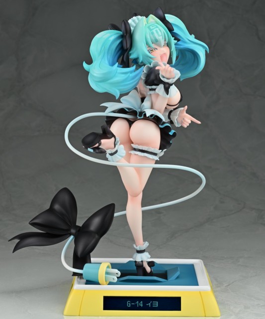 Medicos Entertainment Mahjong Fight Girl G-14 Iyo Roshante Maid Summer Ver 1/7 Scale Figure