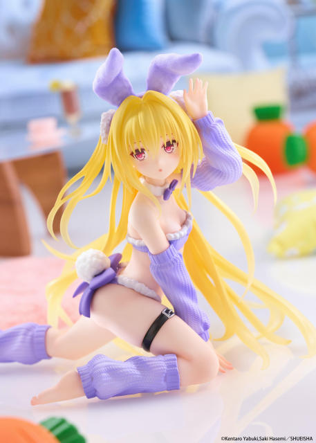 TAITO To LOVE-Ru Darkness MOFLOCK Figure Golden Darkness Fluffy Bunny ver