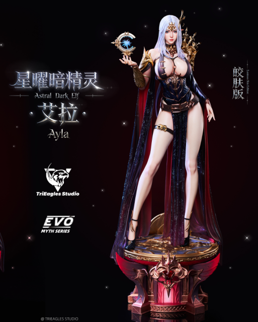 TriEagles Studio Myth Series Starlight Dark Elf 1/4 Ella Statue Figure