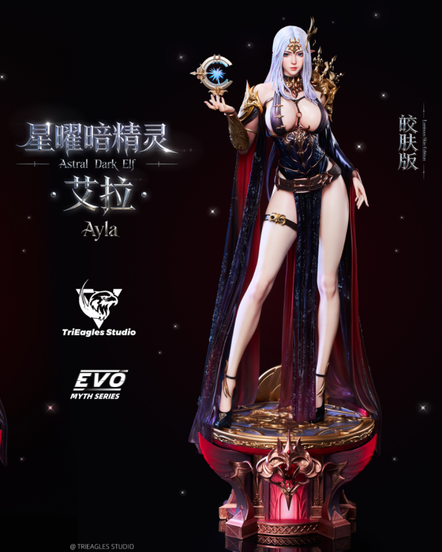 TriEagles Studio Myth Series Starlight Dark Elf 1/4 Ella Statue Figure